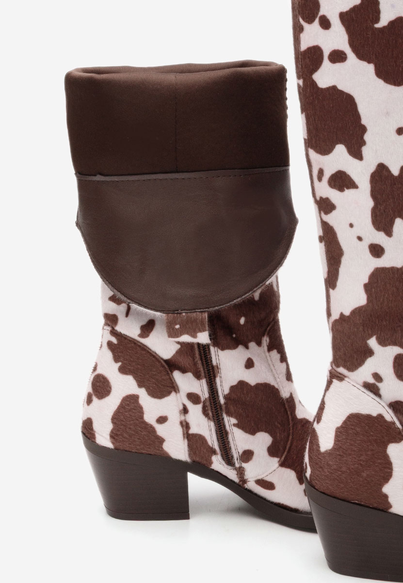 Brązowe kozaki na słupku Ariah Brązowe kozaki na słupku Ariah