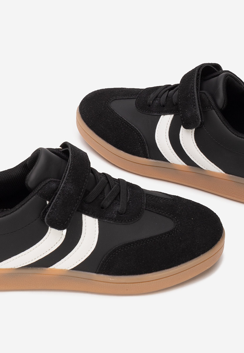 Czarne sneakersy dla dzieci Shellby