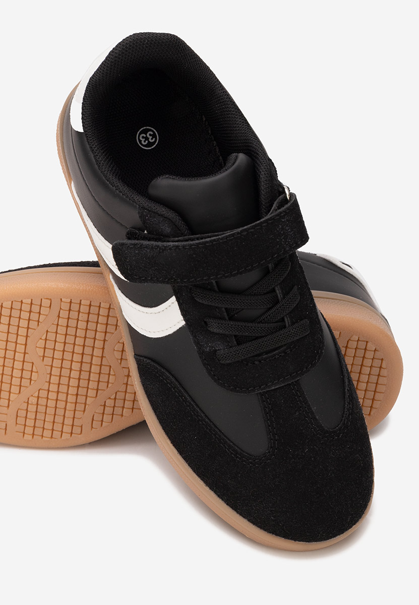 Czarne sneakersy dla dzieci Shellby
