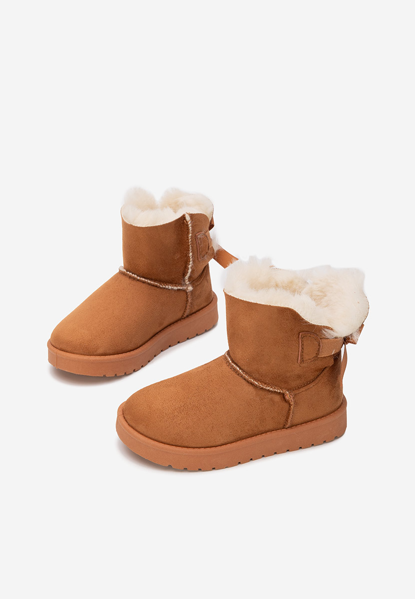 Camelowe kozaki dziewczęce Isalora