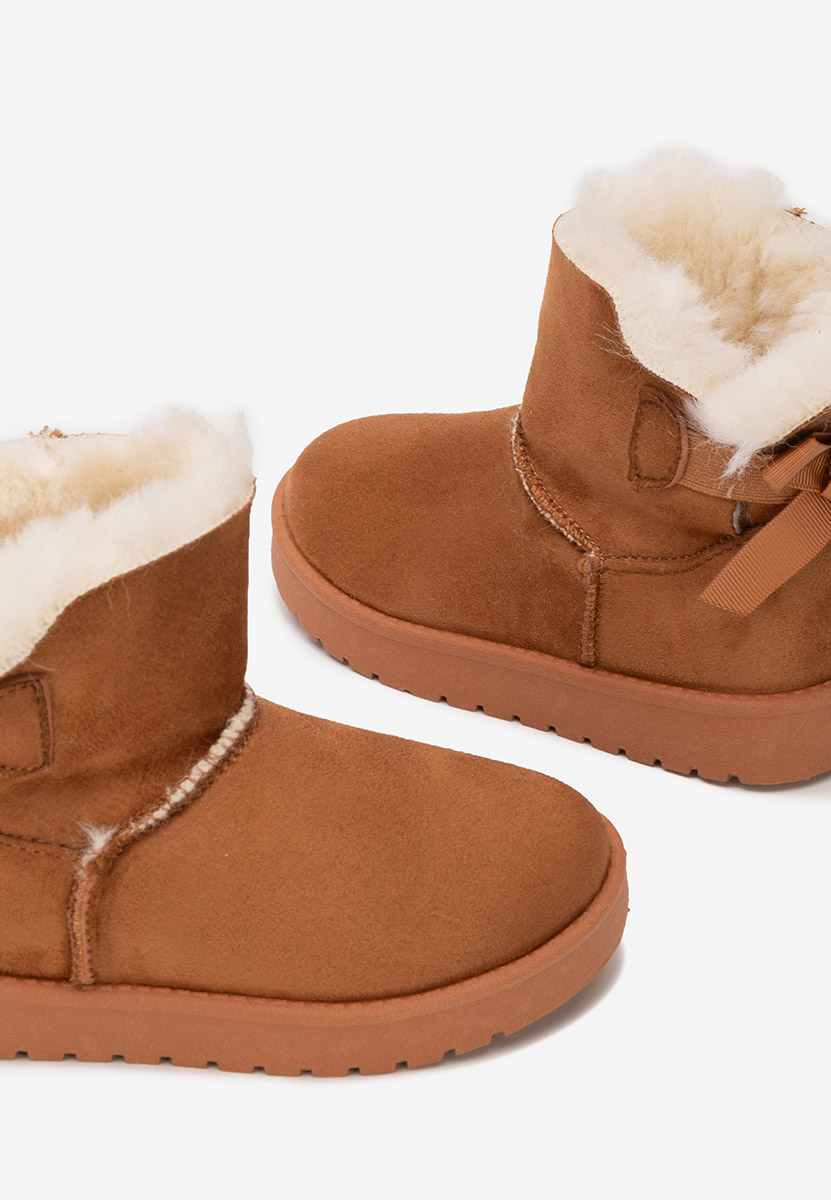 Camelowe kozaki dziewczęce Isalora