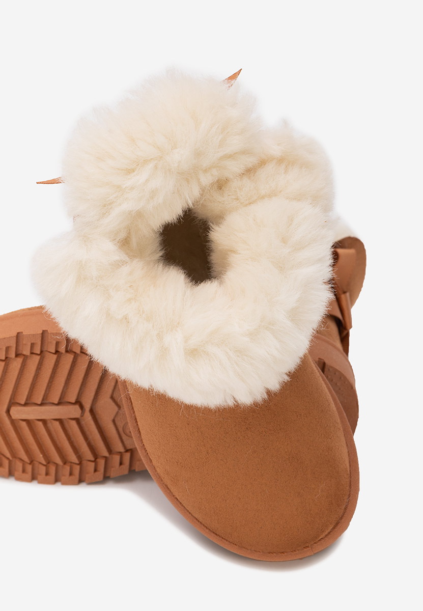 Camelowe kozaki dziewczęce Isalora