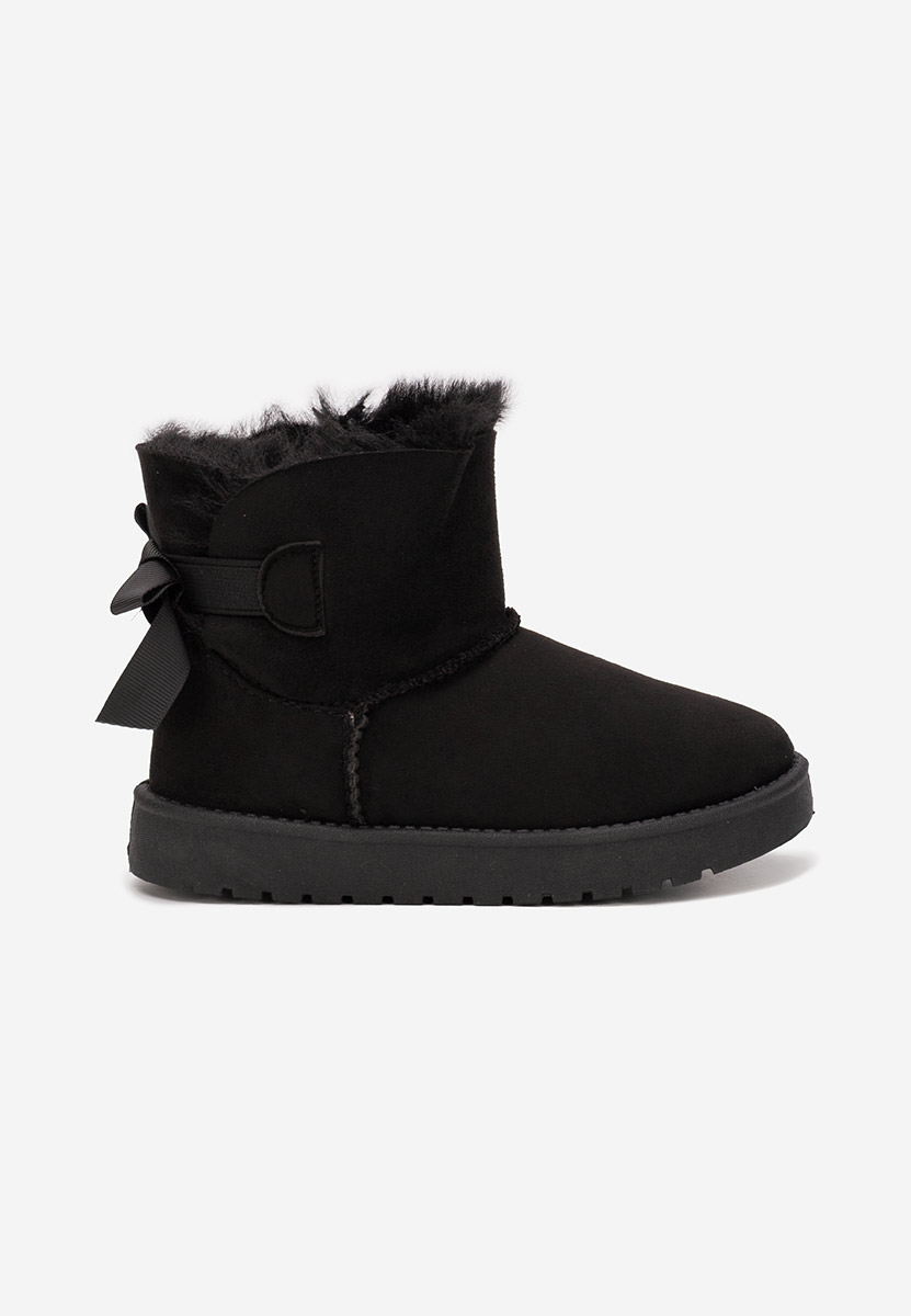 Czarne kozaki dziewczęce Isalora