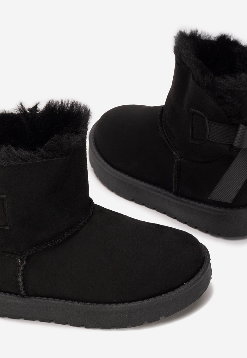 Czarne kozaki dziewczęce Isalora