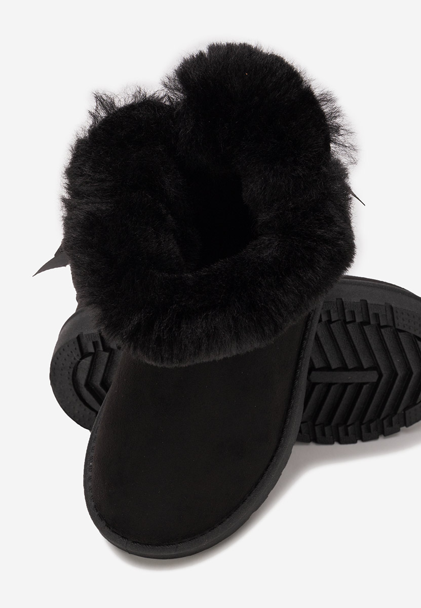 Czarne kozaki dziewczęce Isalora