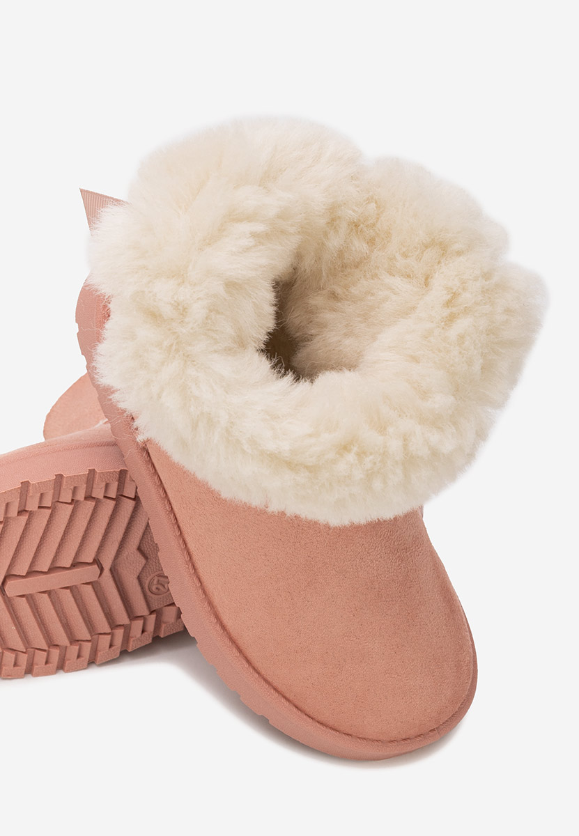 Różowe kozaki dziewczęce Isalora