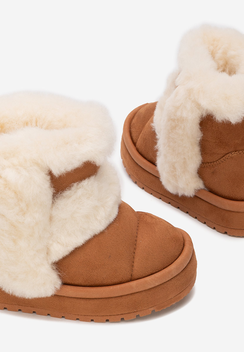 Camelowe kozaki dziewczęce Zeravia