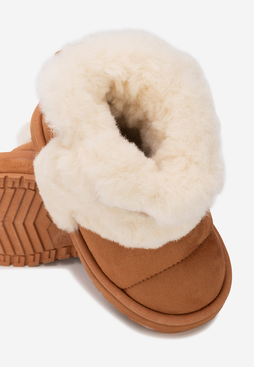 Camelowe kozaki dziewczęce Zeravia