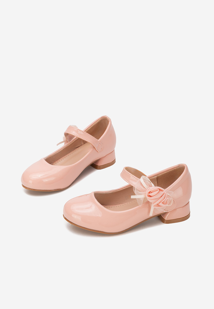 Różowe półbuty dziewczęce Velmira