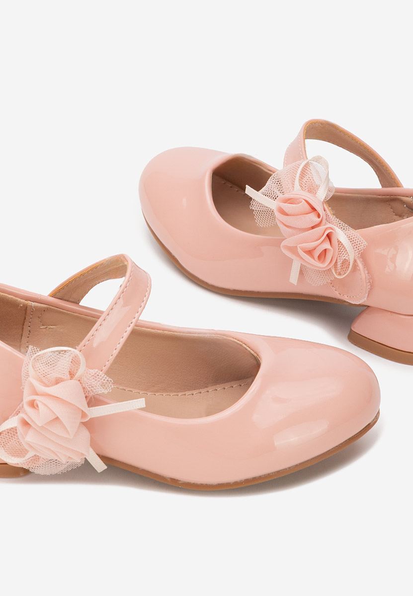 Różowe półbuty dziewczęce Velmira