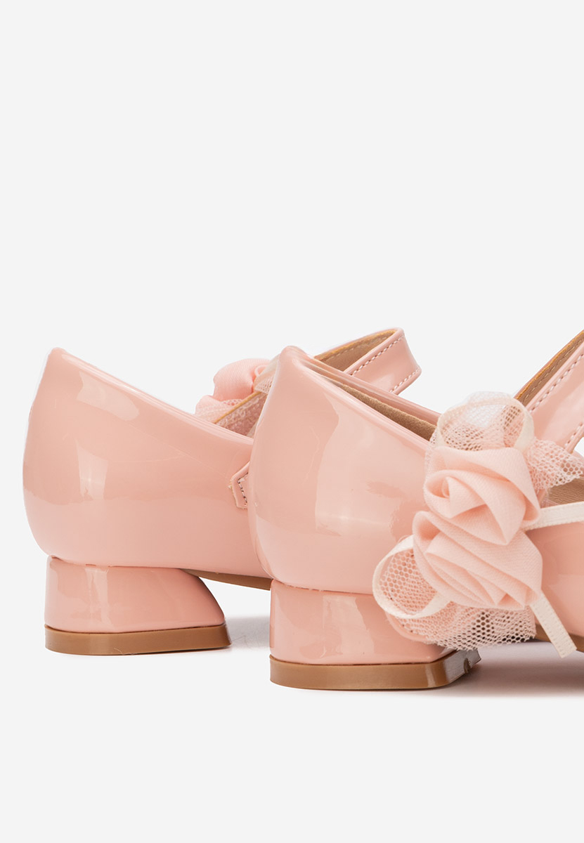 Różowe półbuty dziewczęce Velmira