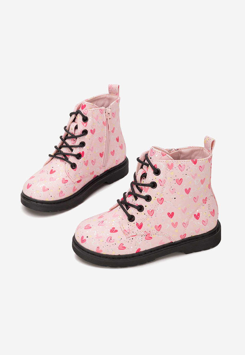 Różowe botki dziewczęce Paolia