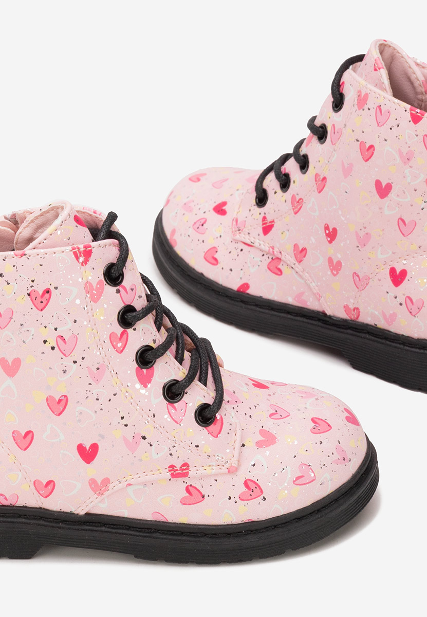 Różowe botki dziewczęce Paolia