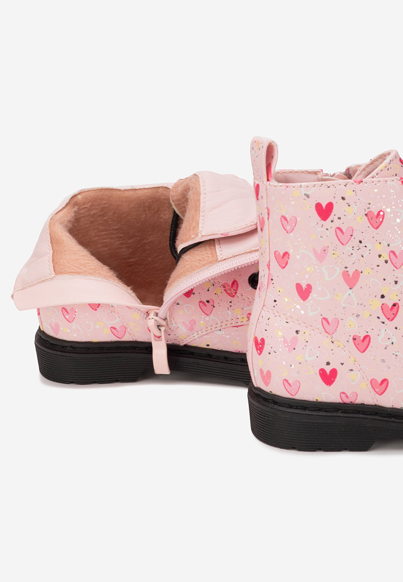 Różowe botki dziewczęce Paolia