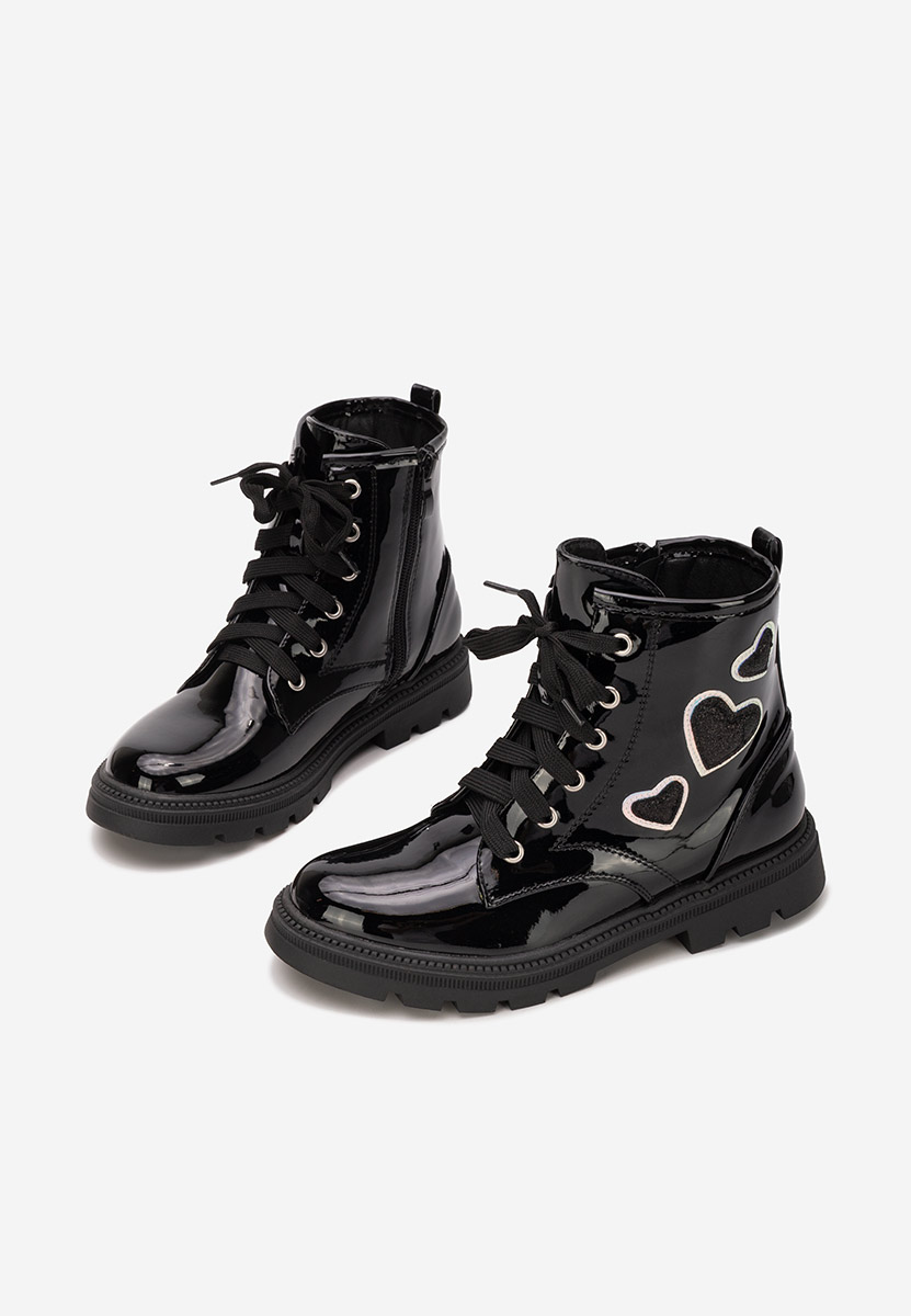 Czarne botki dziewczęce Raniana V2