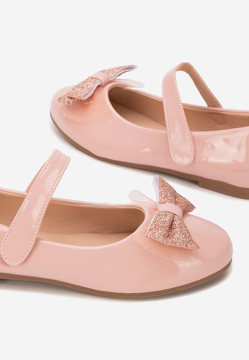 Różowe półbuty dziewczęce Harvana