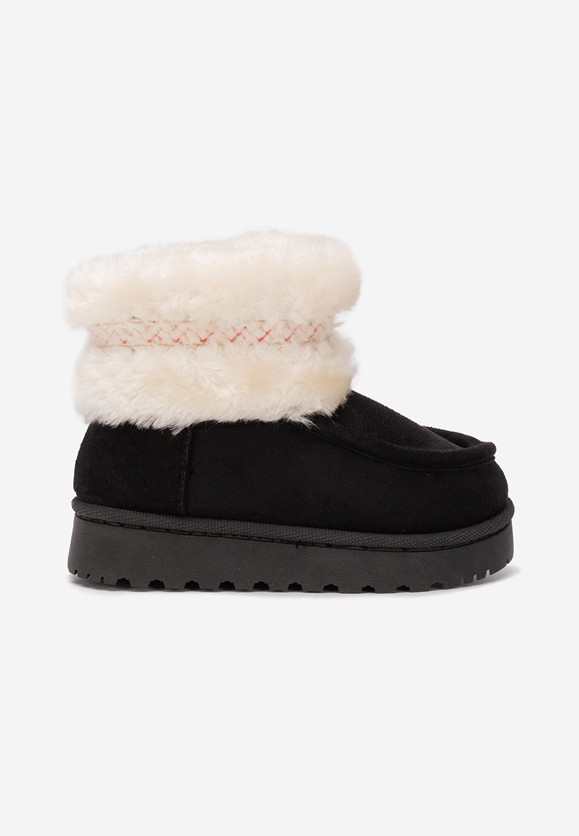 Czarne botki dziewczęce Karly