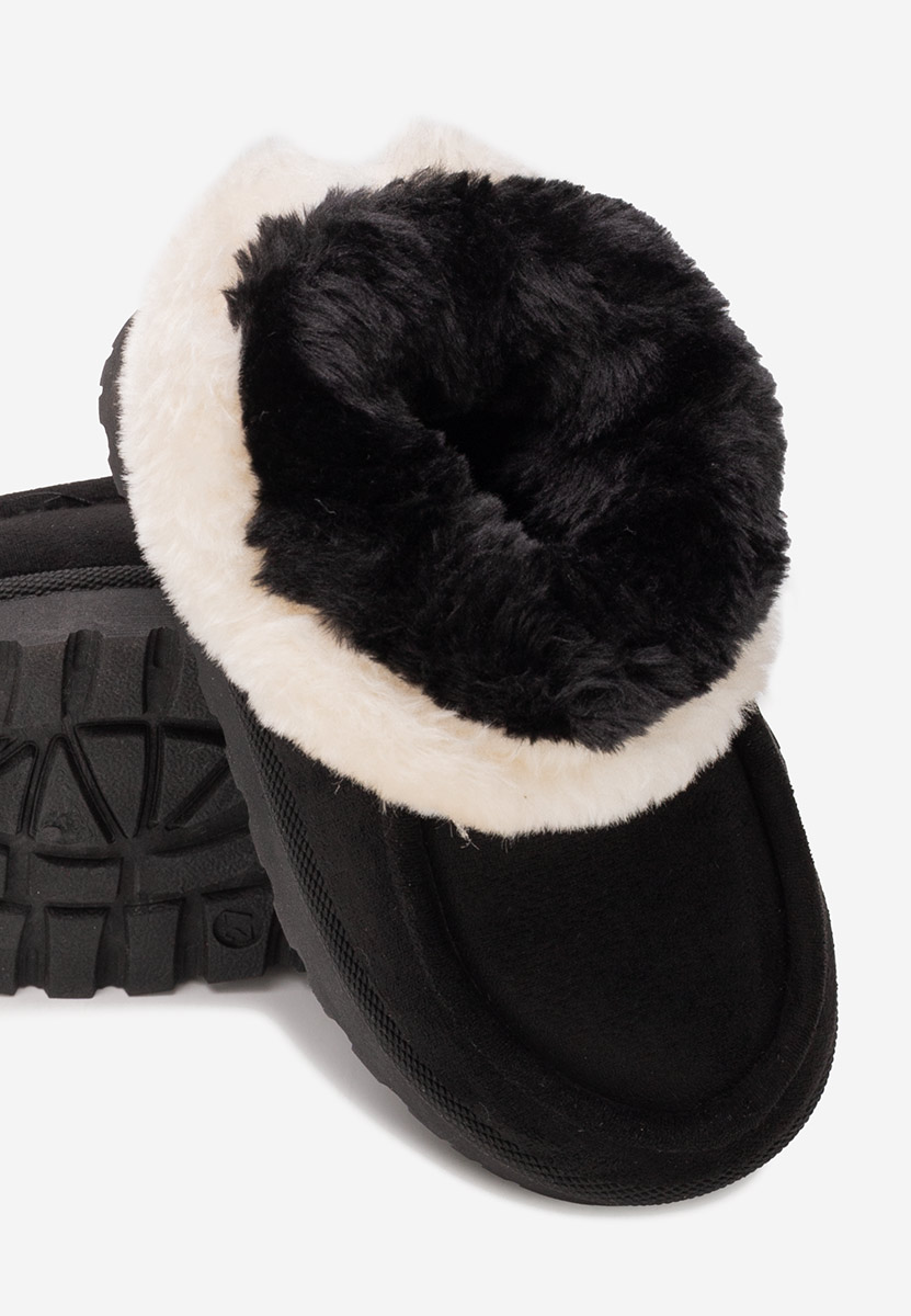 Czarne botki dziewczęce Karly