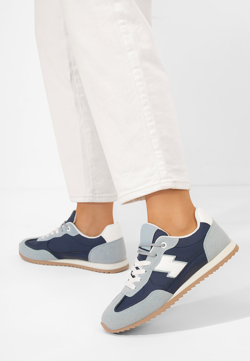 Niebieskie sneakersy damskie Marivane
