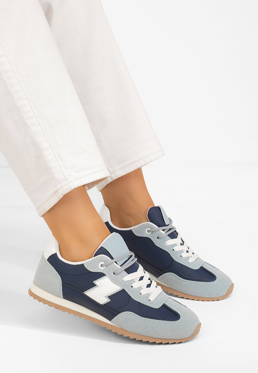 Niebieskie sneakersy damskie Marivane