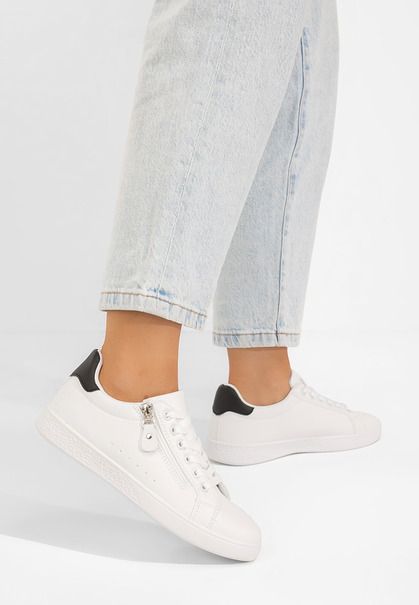 Białe sneakersy damskie Maeia