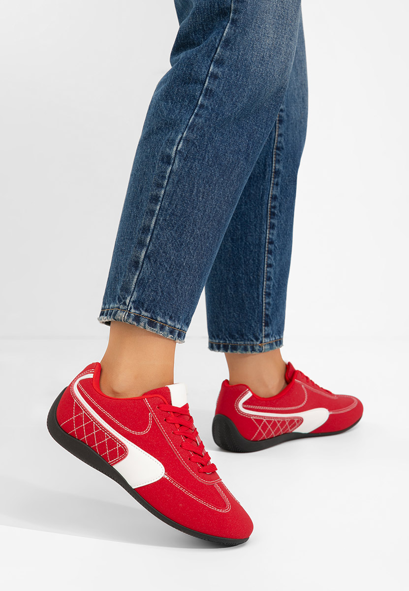 Czerwone sneakersy damskie Iaryana Czerwone sneakersy damskie Iaryana