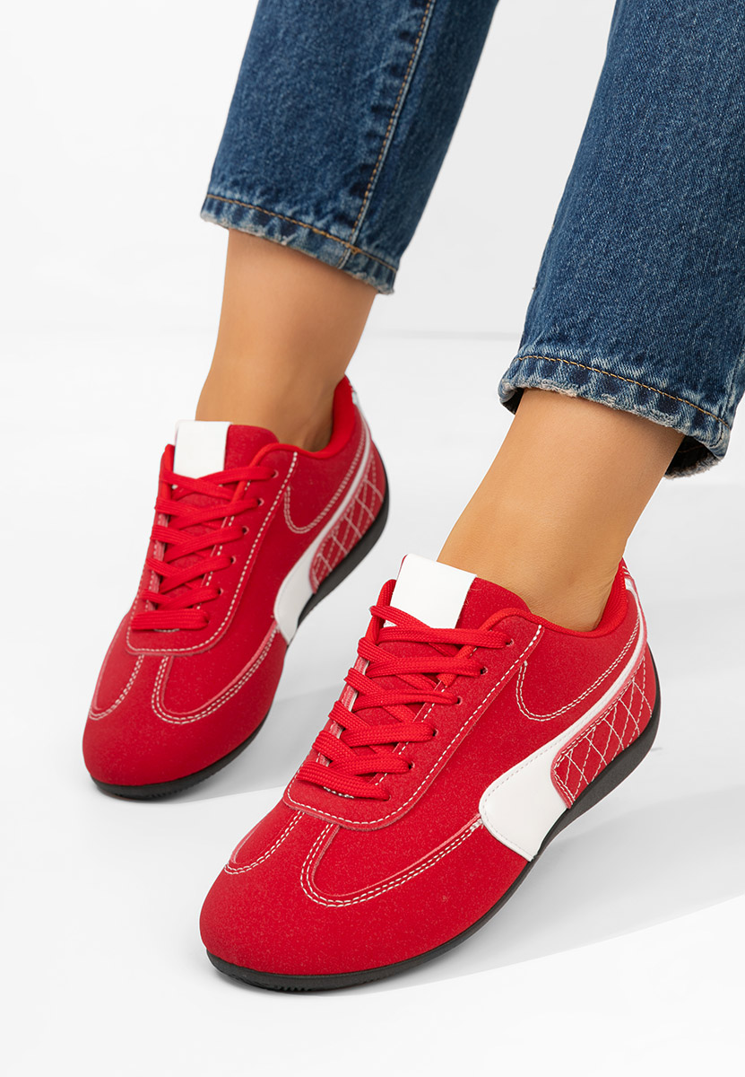 Czerwone sneakersy damskie Iaryana Czerwone sneakersy damskie Iaryana