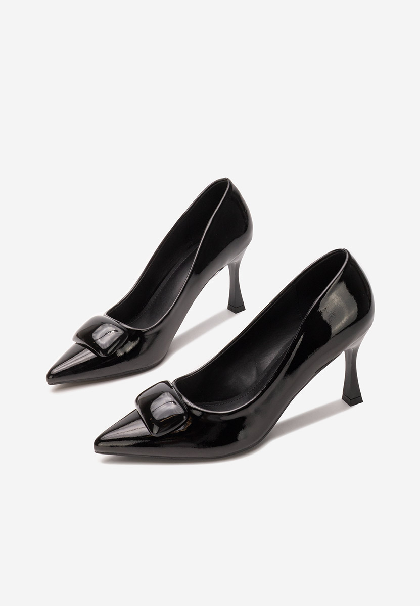 Czarne czółenka na szpilce Sonnia