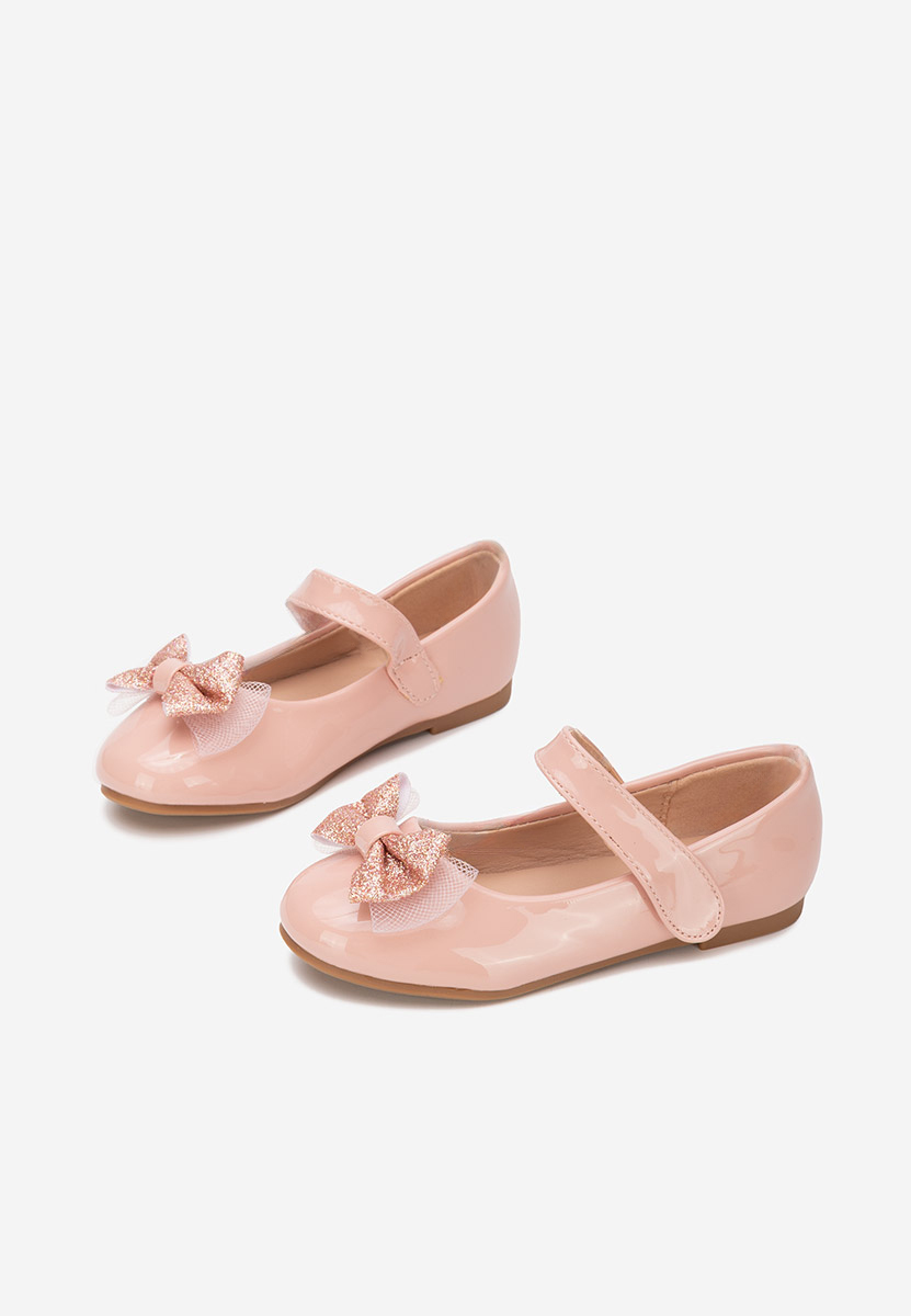 Różowe półbuty dziewczęce Harvana