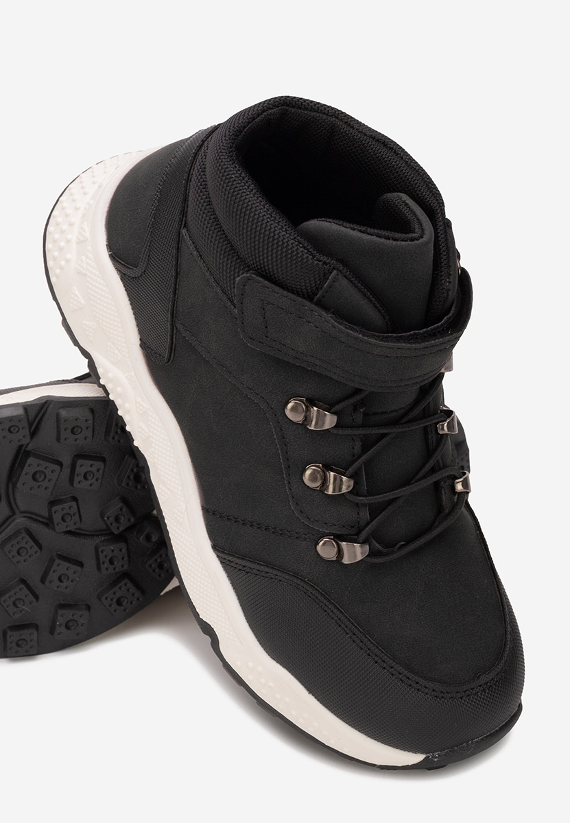 Czarne botki chłopięce Isnor