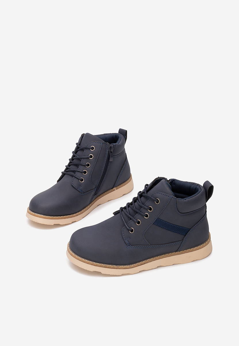 Granatowe botki chłopięce Torven