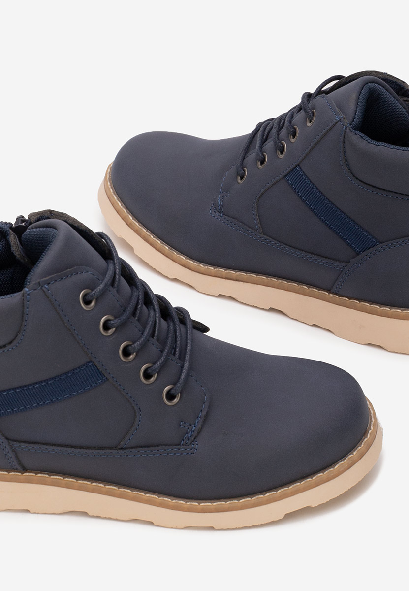 Granatowe botki chłopięce Torven