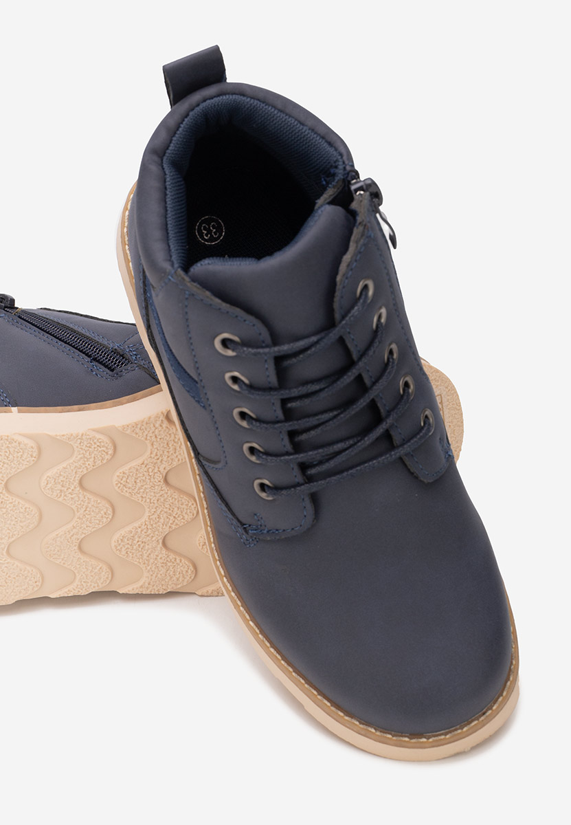 Granatowe botki chłopięce Torven