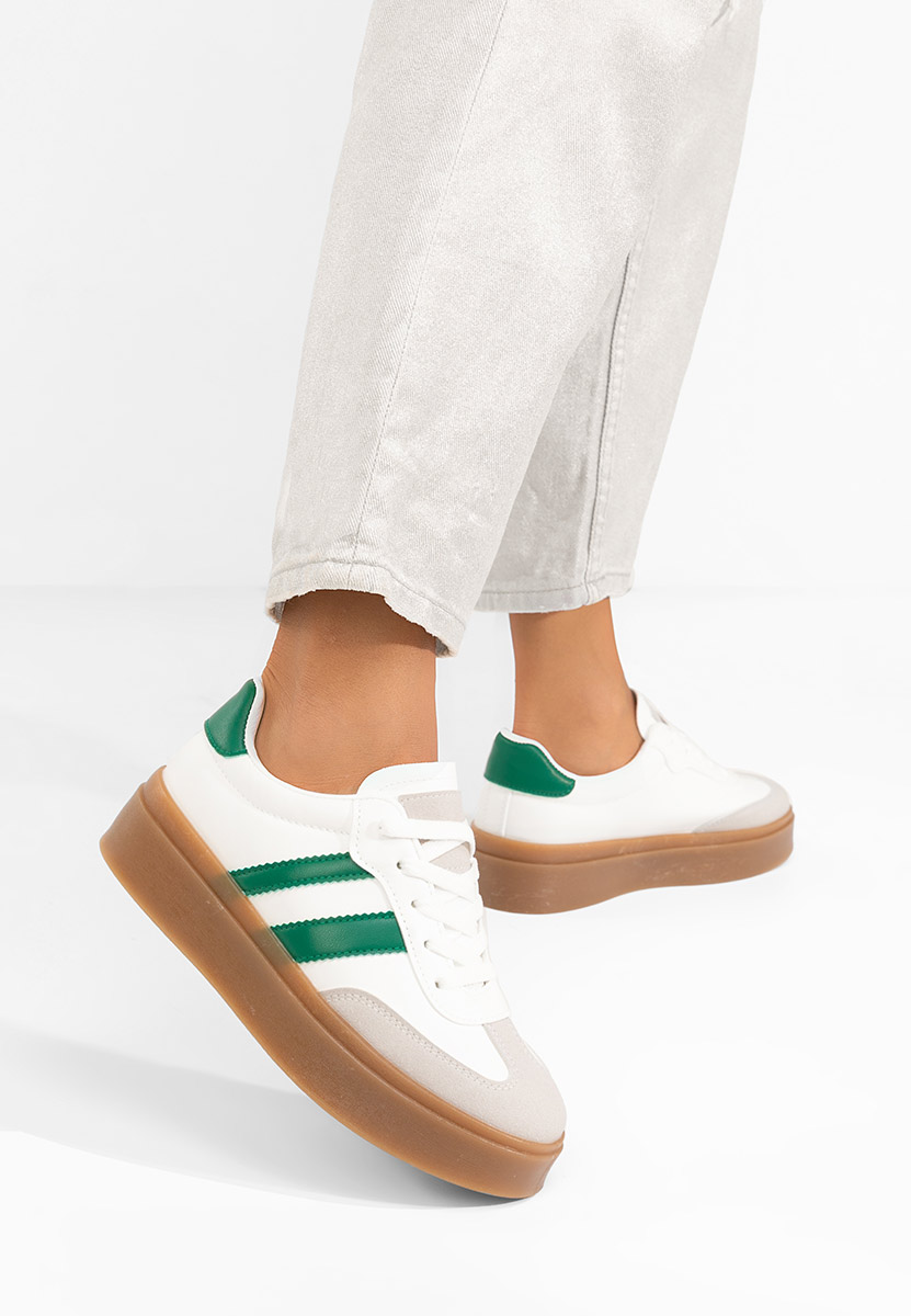 Zielone sneakersy damskie Baryba