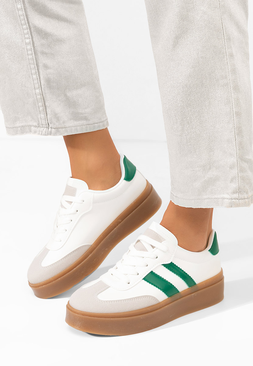 Zielone sneakersy damskie Baryba