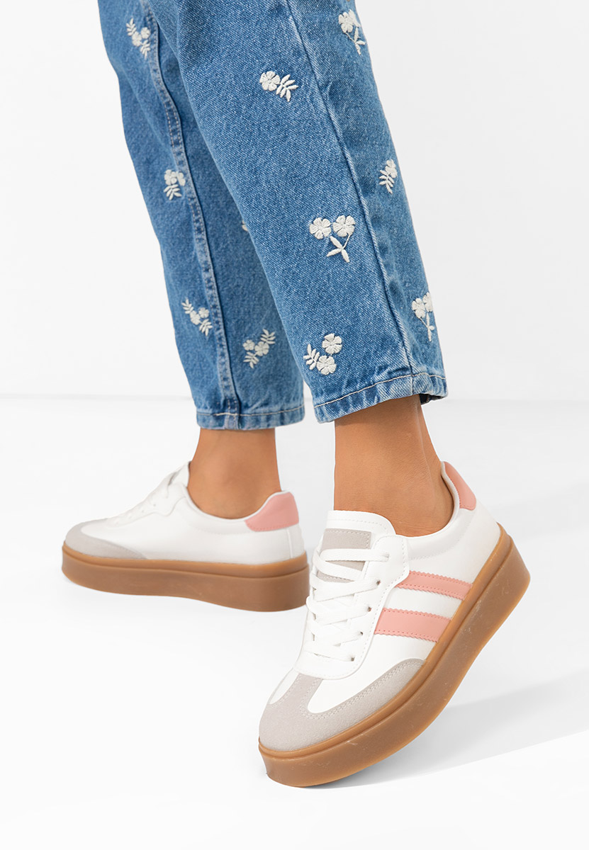 Różowe sneakersy damskie Baryba