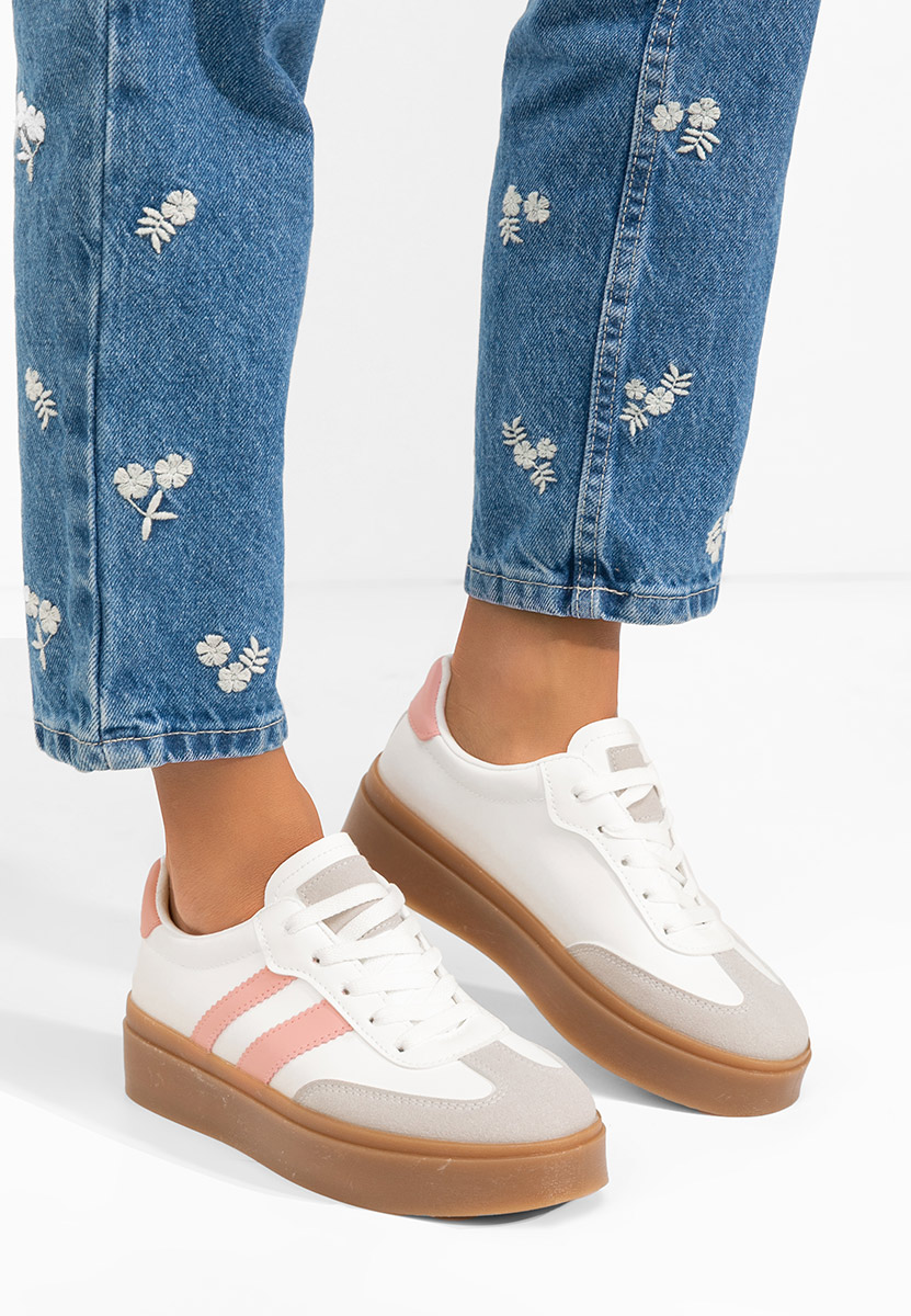 Różowe sneakersy damskie Baryba