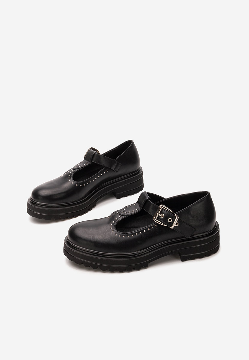 Czarne półbuty damskie Pietrina Czarne półbuty damskie Pietrina