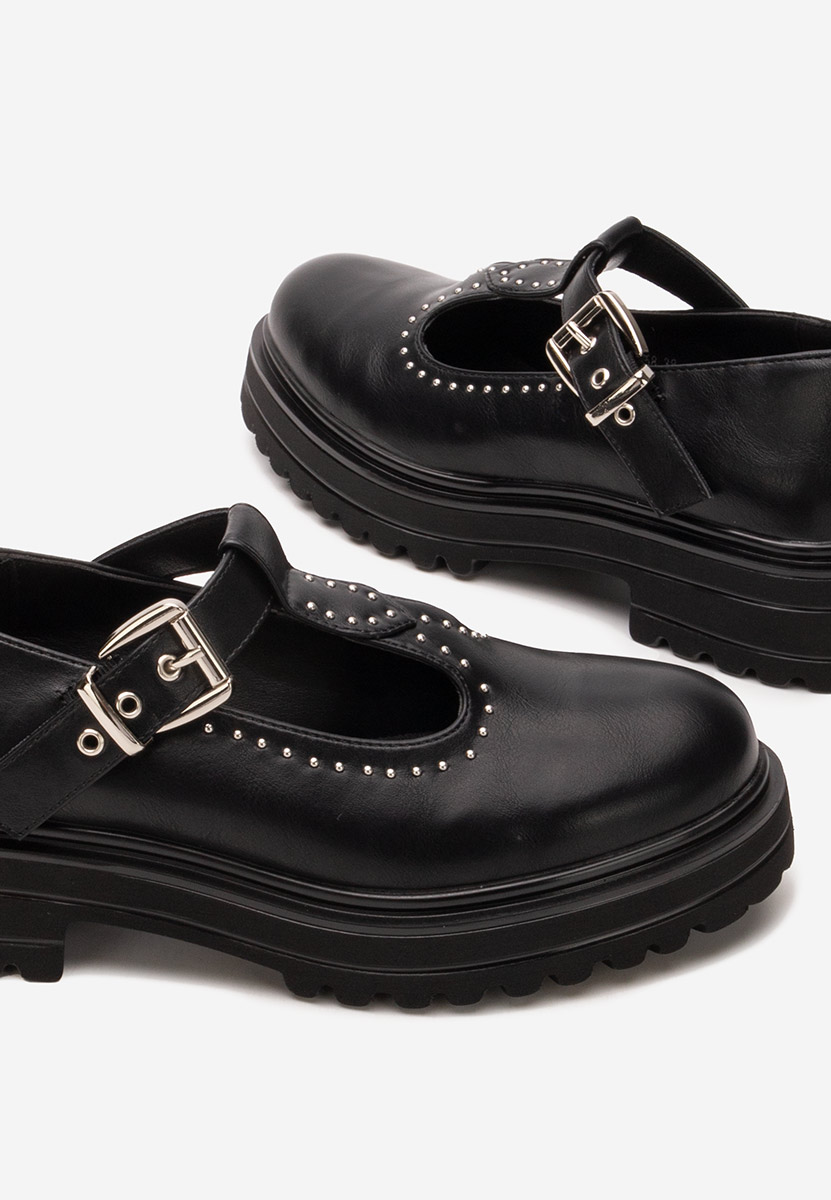 Czarne półbuty damskie Pietrina Czarne półbuty damskie Pietrina