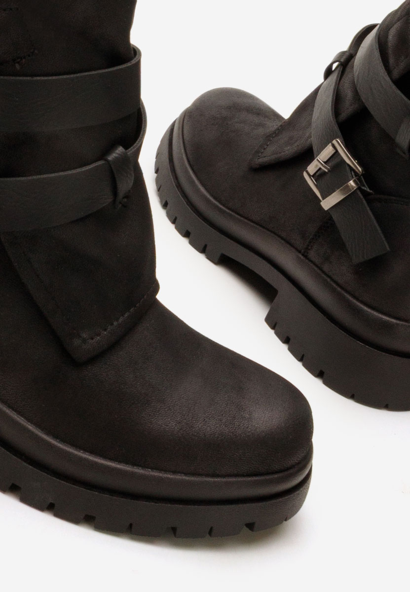 Czarne kozaki damskie Cariolia