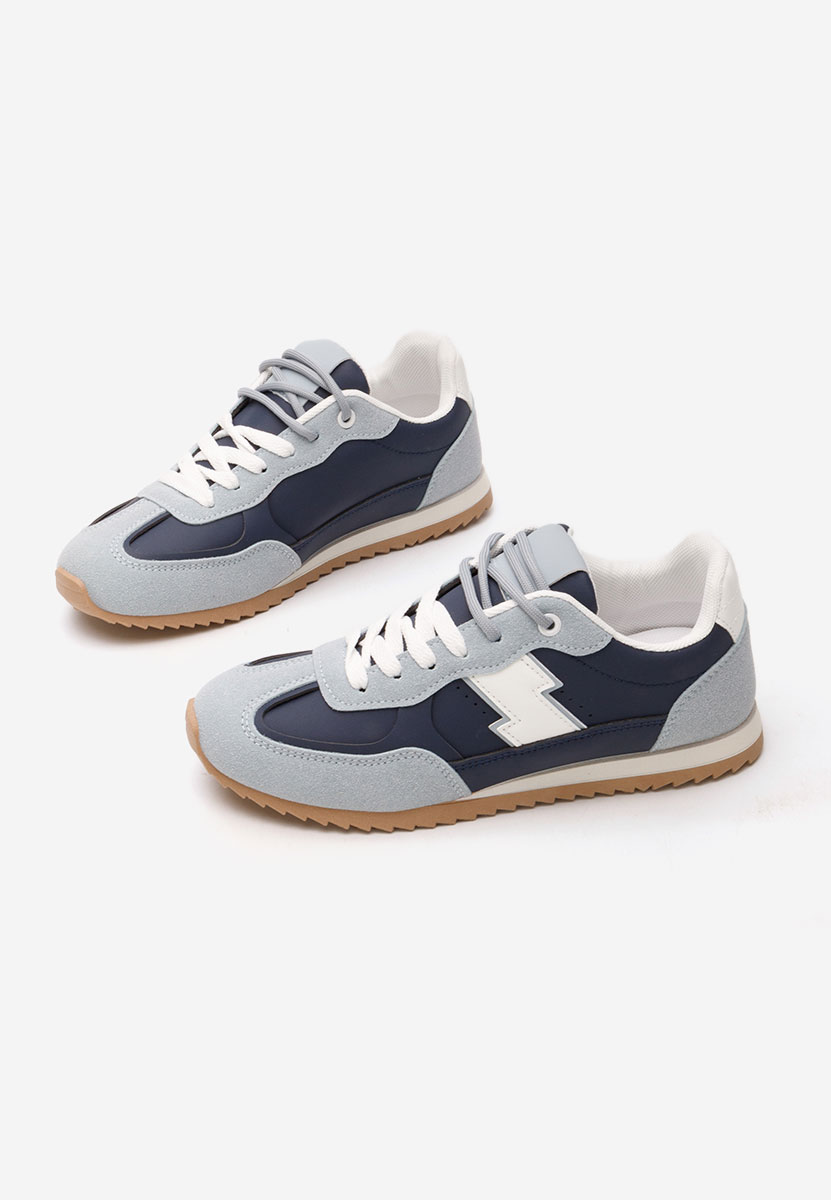 Niebieskie sneakersy damskie Marivane