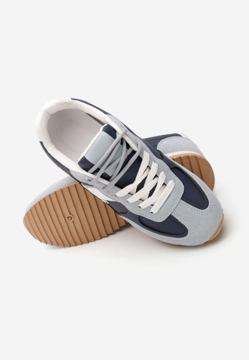 Niebieskie sneakersy damskie Marivane