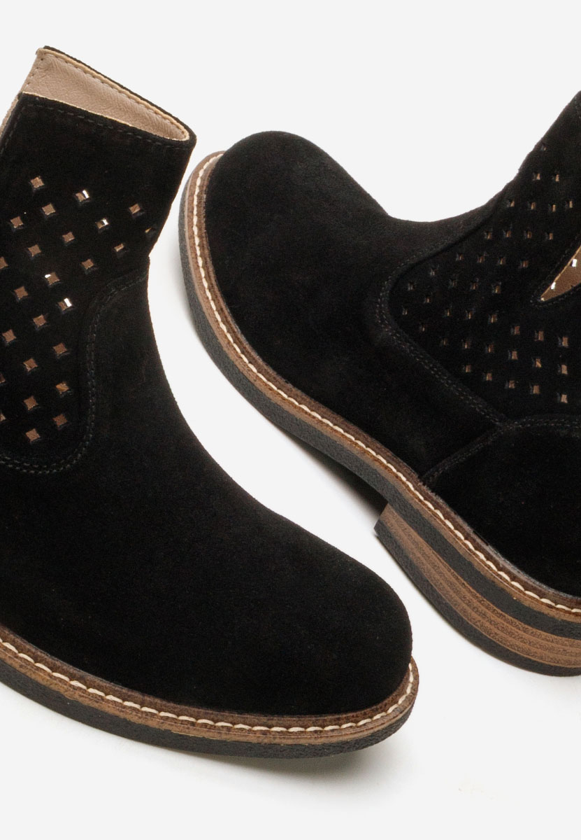 Czarne buty jesienne damskie Kellia Czarne buty jesienne damskie Kellia