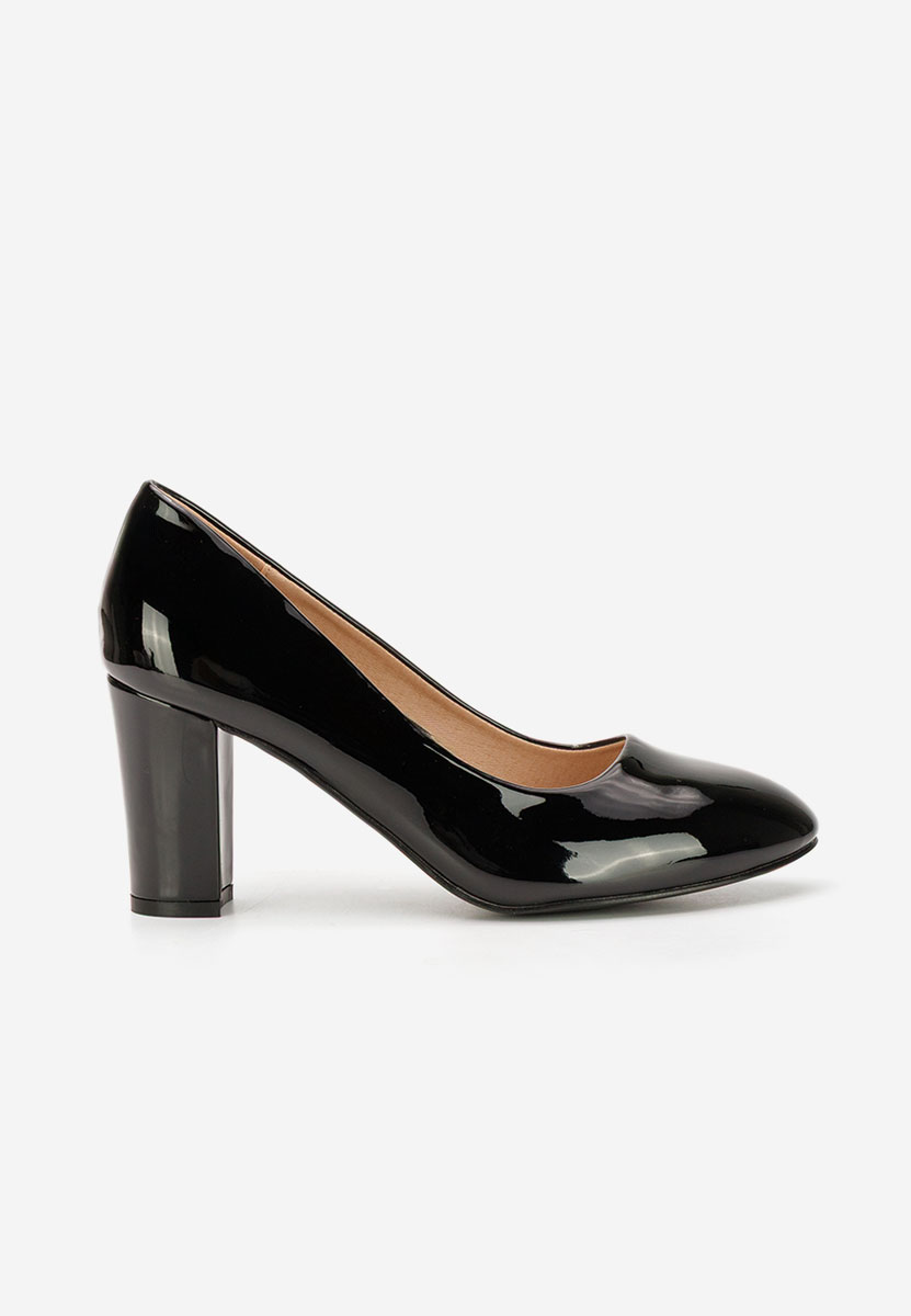 Czarne szpilki na obcasie Chique V5