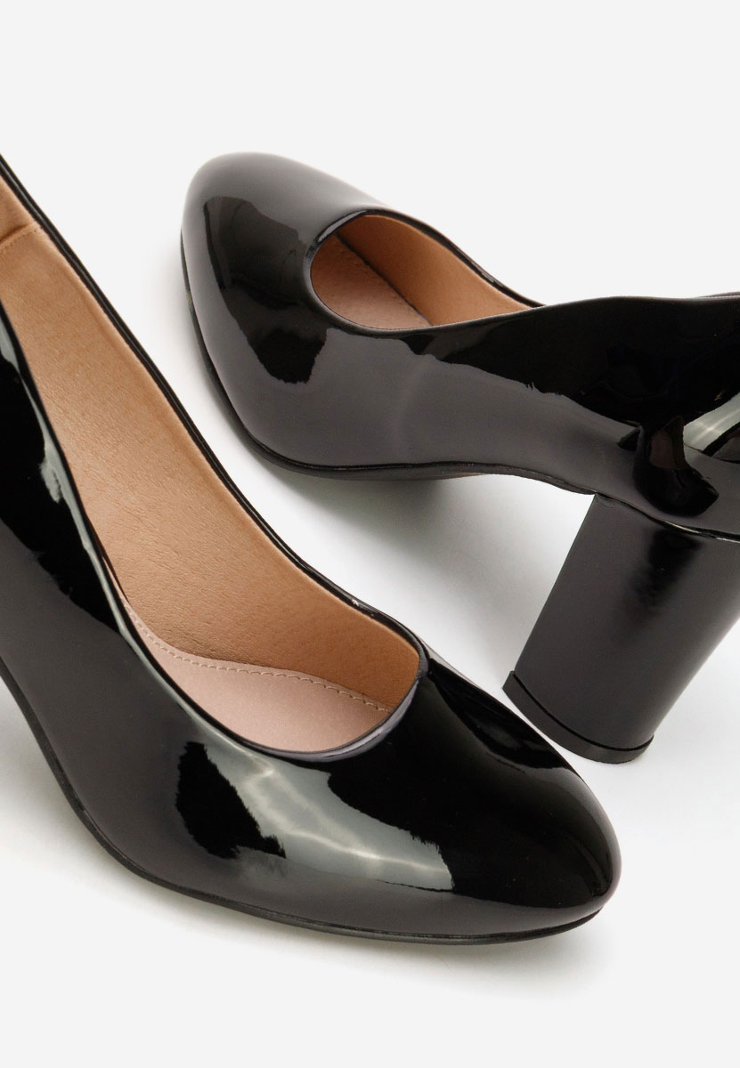 Czarne szpilki na obcasie Chique V5