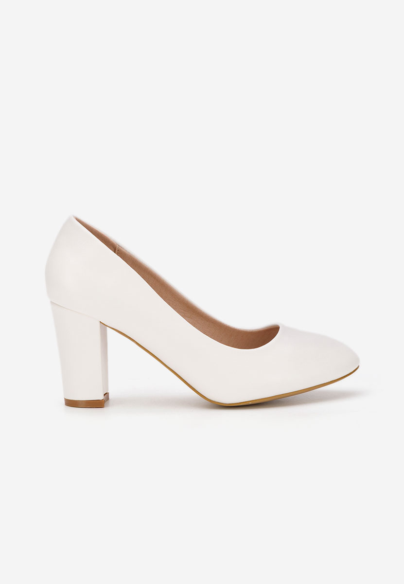 Białe czółenka na słupku Bonanza V2