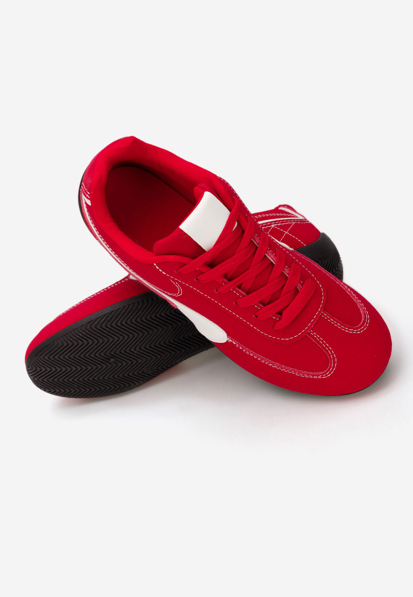 Czerwone sneakersy damskie Iaryana Czerwone sneakersy damskie Iaryana