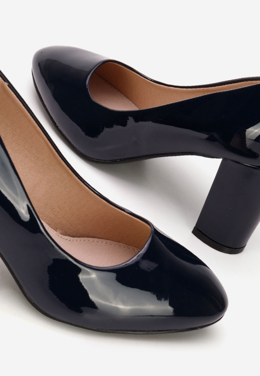 Granatowe szpilki na obcasie Chique V5