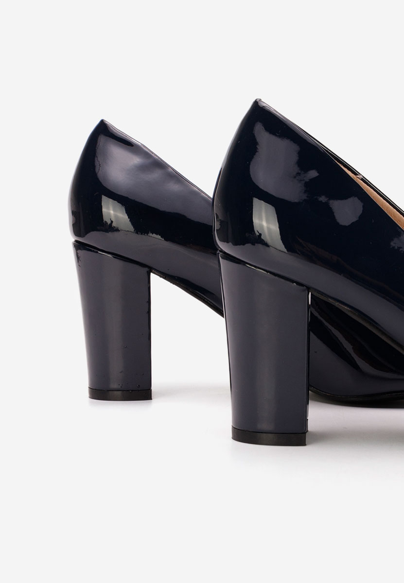 Granatowe szpilki na obcasie Chique V5