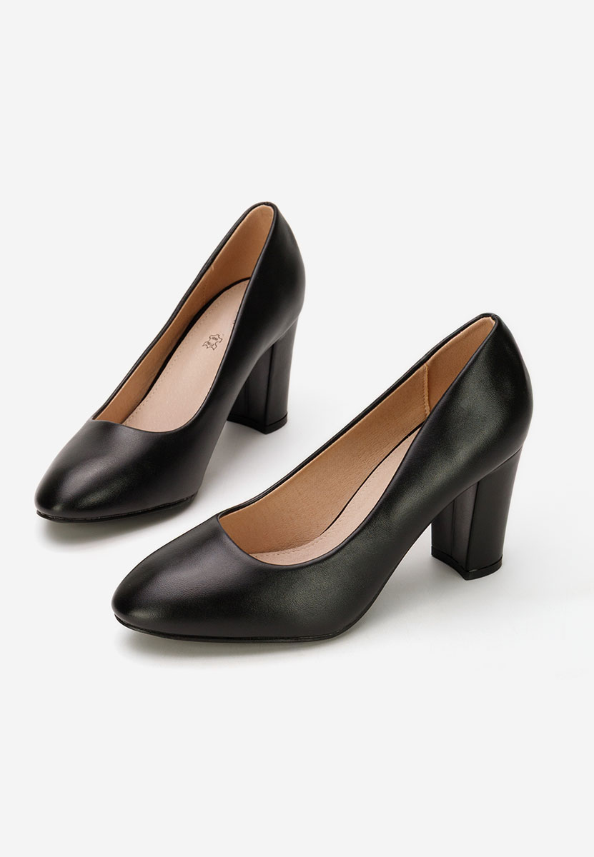 Czarne czółenka na słupku Bonanza V2